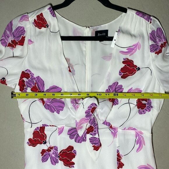 NWT MSRP $99 Bardot Stencil Flower Knot Front Dress Women's Size Medium - Picture 10 of 12